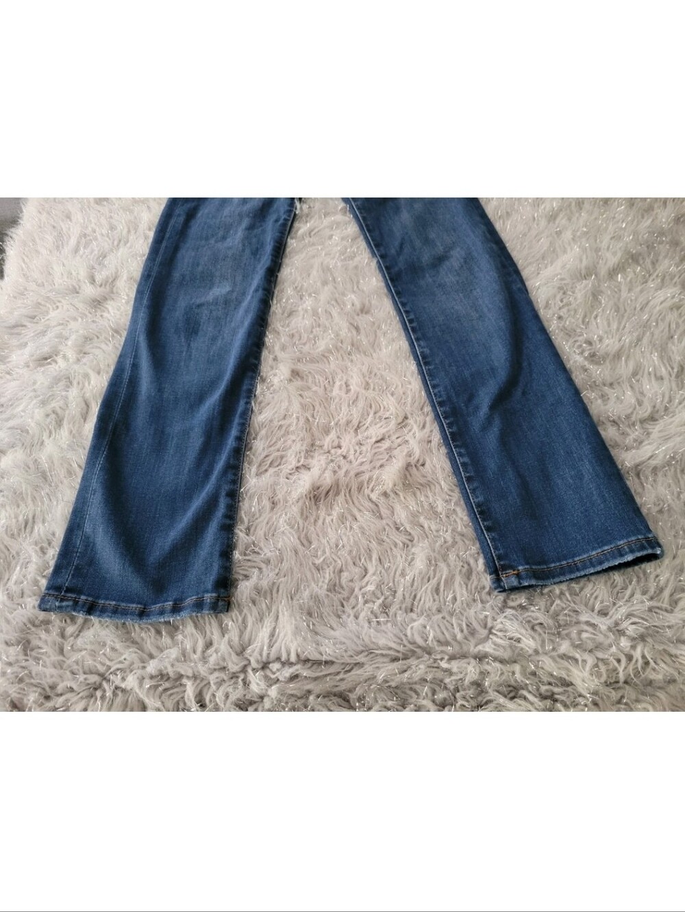 Frame Le High Straight Leg Jeans Dark Wash Ankle Stretch Mid Rise Minimalist 24 - Picture 5 of 13
